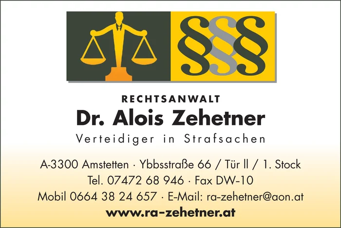 RA Dr. Zehetner