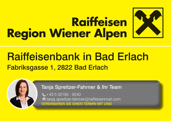 Raiffeisen Region Wiener Alpen - Bankstelle Bad Erlach