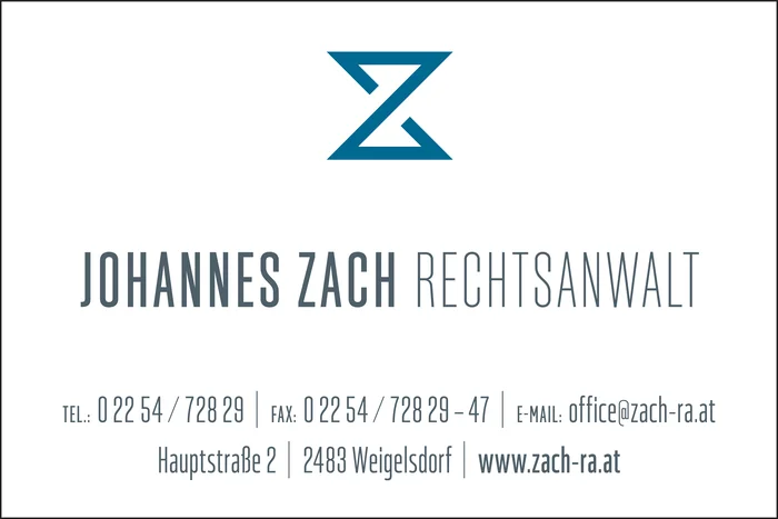 Rechtsanwalt Mag Zach