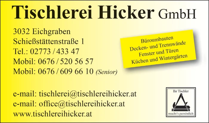 Tischleierei Hicker