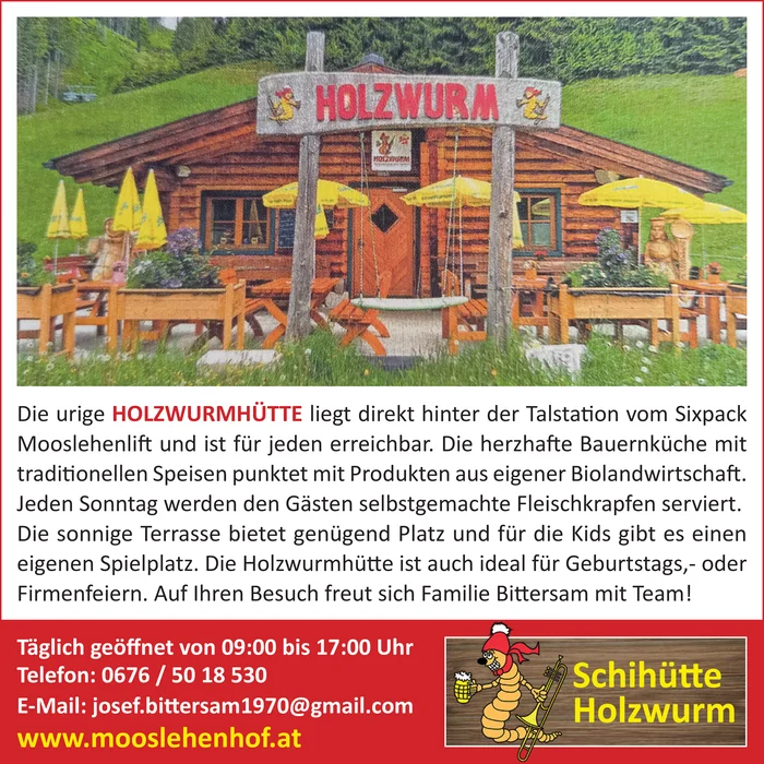 Schihütte Holzwurm