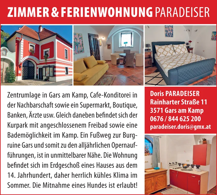 Ferienwohnung Paradeiser