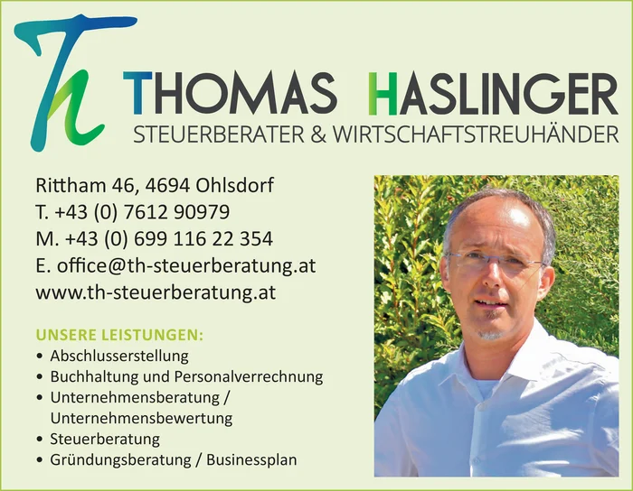 Thomas Haslinger - Steuerberater & Wirtschaftstreuhänder