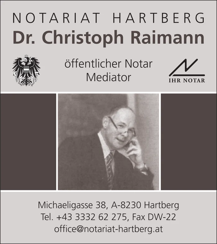 Öffentlicher Notar Dr. Christoph Raimann