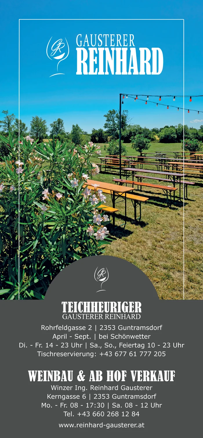 Winzer Reinhard Gausterer