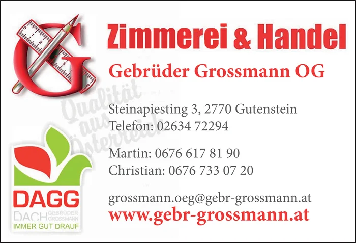 Gebrüder Grossmann OG - Zimmerei & Handel