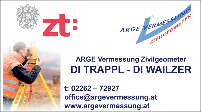 ARGE Vermessung Zivilgeometer DI Trappl & DI Wailzer