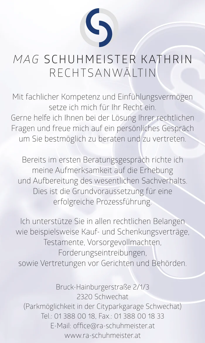 R.A. Kathrin Schuhmeister
