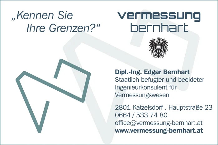 Vermessung Bernhart