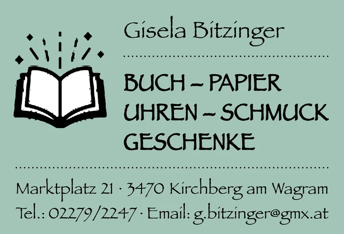 Bitzinger Buch - Papier - Uhren - Schmuck - Geschenke