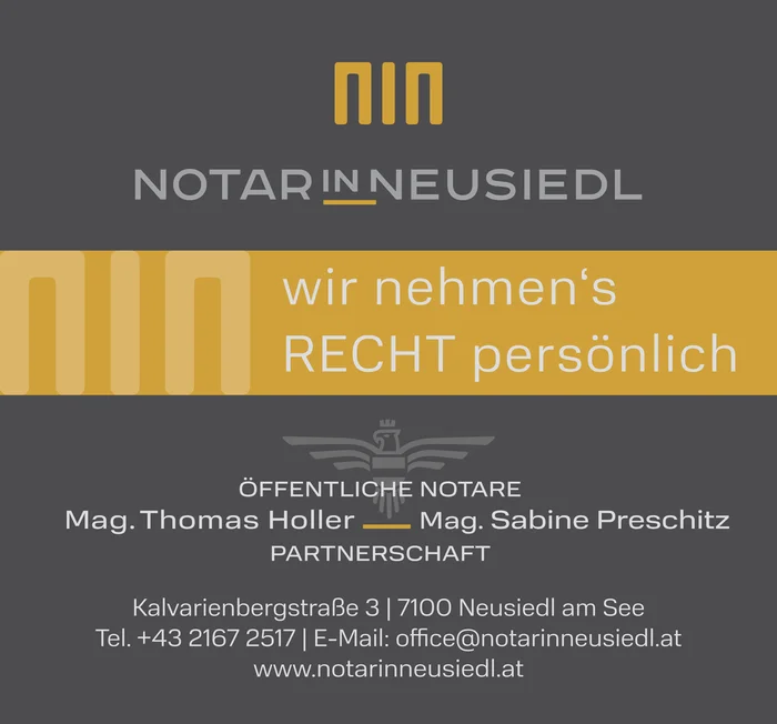 NIN - Notare in Neusiedl - Mag. Holler & Mag. Preschitz