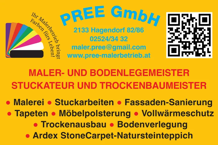 Pree GmbH - Maler und Bodenlegermeister