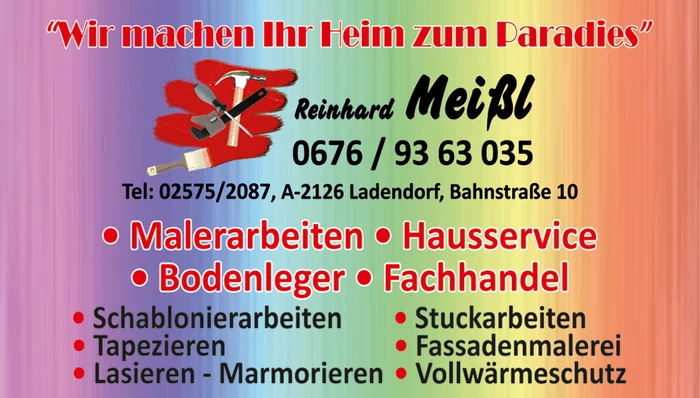 Malermeister Reinhard Meißl