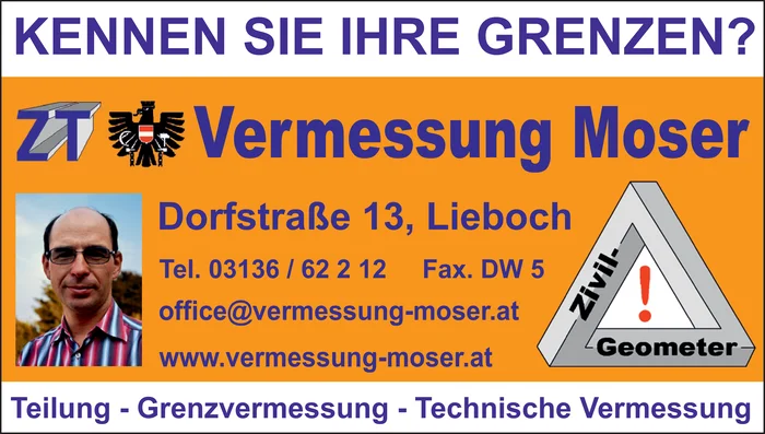 Ziviltechniker Vermessung - DI Günther Moser