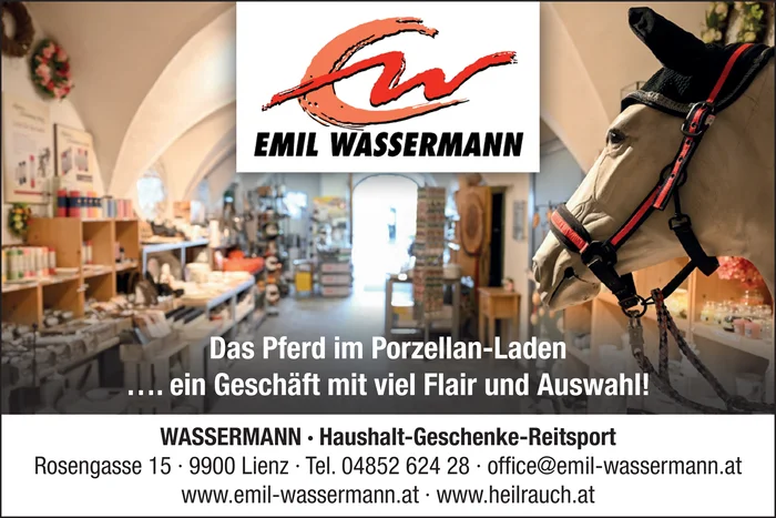 Emil Wassermann - Haushalt, Geschenke, Reitsport