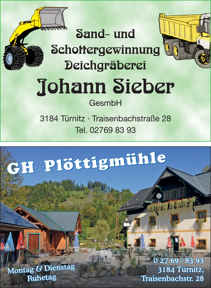 Johann Sieber - Gasthaus Plöttigmühle