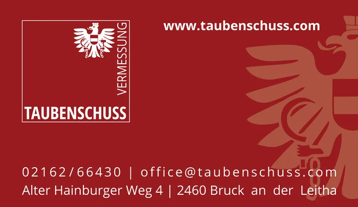 Vermessung Taubenschuss