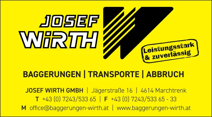 Josef Wirth GmbH - Baggerungen und Transporte
