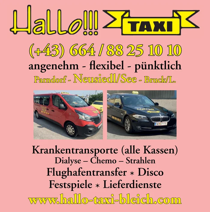 Hallo Taxi Bleich