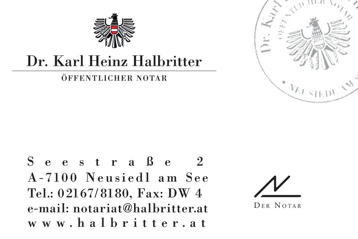 Notar Dr. Halbritter