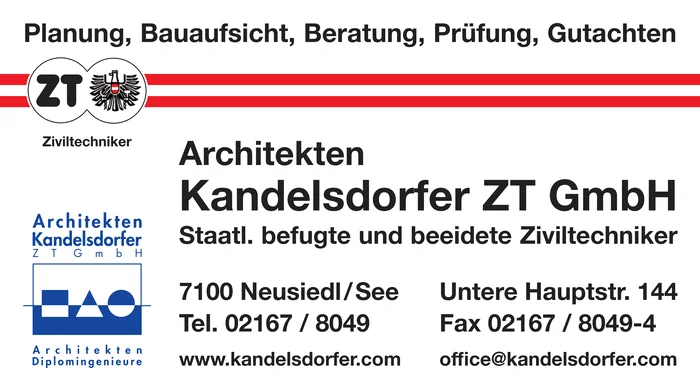 ZT Architektin Kandelsdorfer