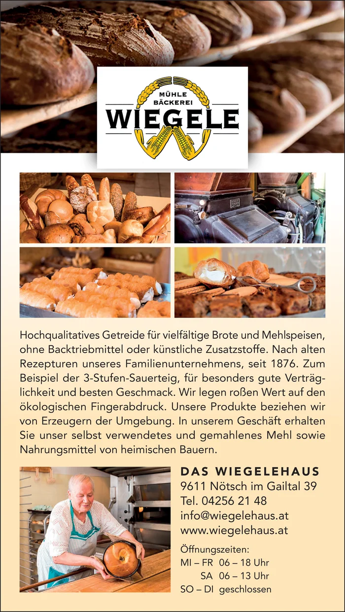 Mühle - Bäckerei Wiegele