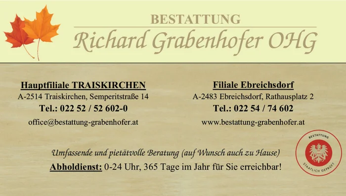 Bestattung Grabenhofer