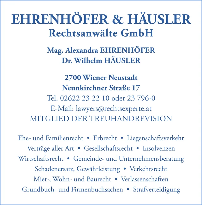 Ehrenhöfer & Häusler Rechtsanwälte GmbH