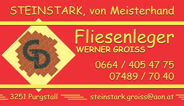 Steinstark Groiss Fliesenleger