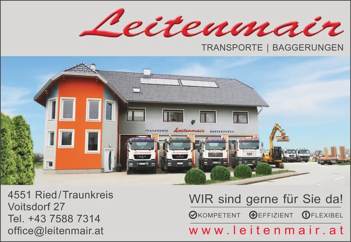 Leitenmair GmbH - Transportunternehmen & Baggerungen