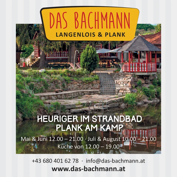 Das Bachmann - Strand Heuriger Plank am Kamp