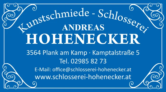 Kunstschmiede - Schlosserei Hohenecker