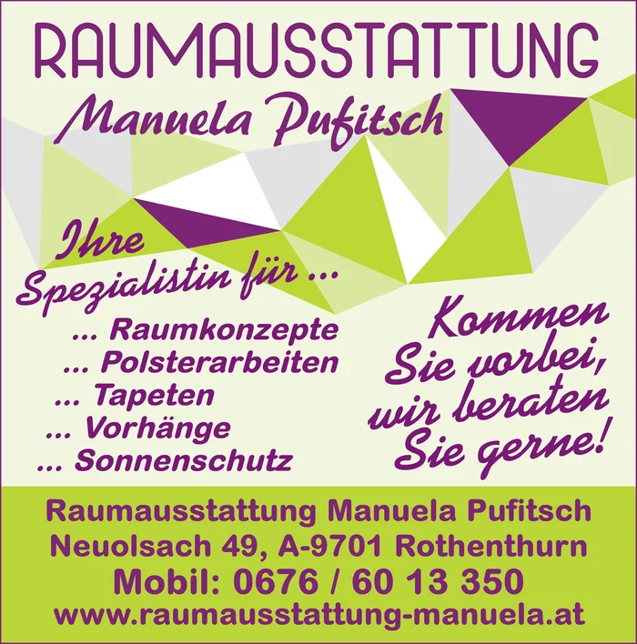 Raumausstattung Manuela Pufitsch