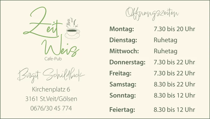 Zeitweis Café-Pub