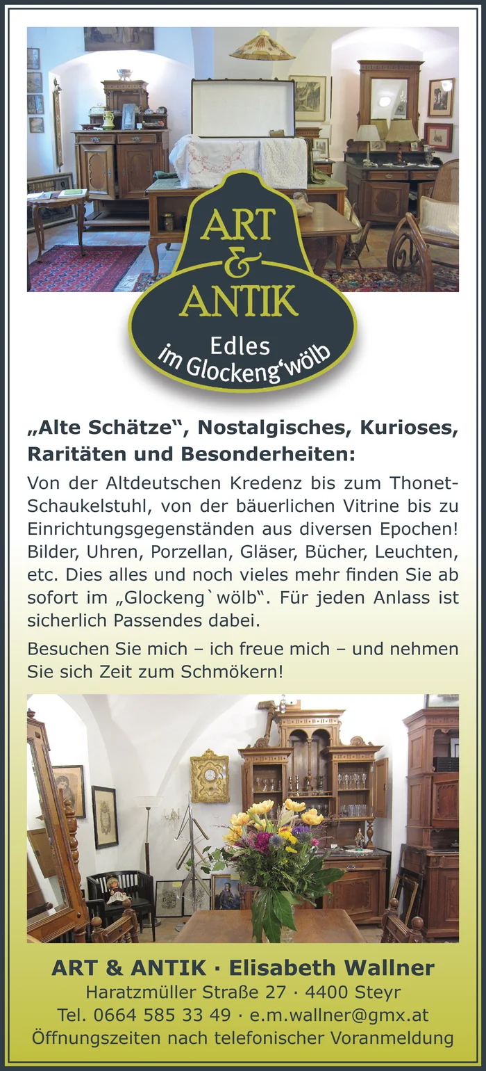 Art & Antik - Edles im Glockengwölb