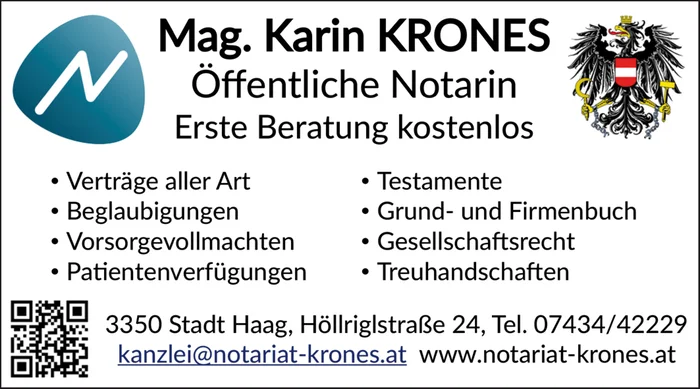 Mag. Karin Krones Notarin