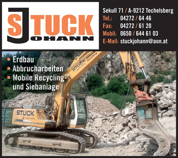 Johann Stuck Abbrucharbeiten - Erdbau - Mobile Brecher