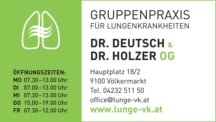 Gruppenpraxis für Lungenkrankheiten Dr. Deutsch & Dr. Holzer OG