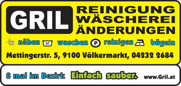 Gril - Reinigung, Wäscherei, Änderungen