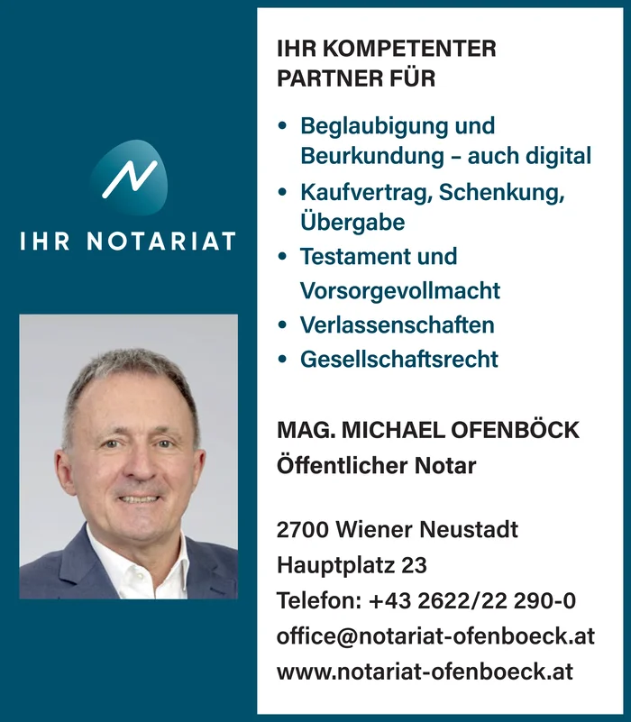 Notar Mag. Michael Ofenböck