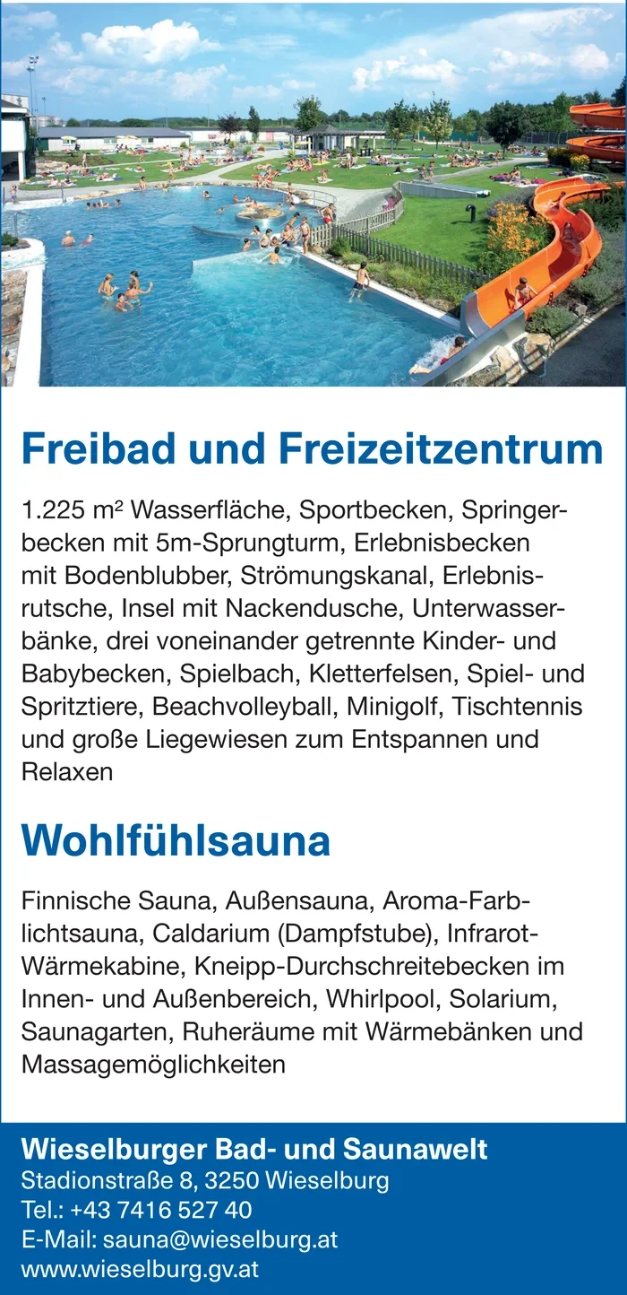 Wieselburger Bad- und Saunawelt