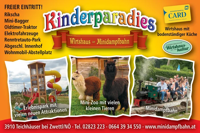 Wirtshaus zur Minidampfbahn